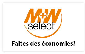 Trouvez et commandez des produits M+W SELECT, avec qualité-prix au TOP!