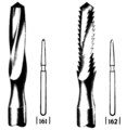 Knochenfräser n. Lindemann