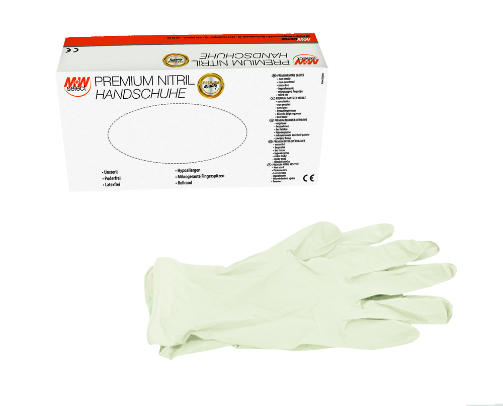 M+W SELECT Premium Nitril-Handschuhe