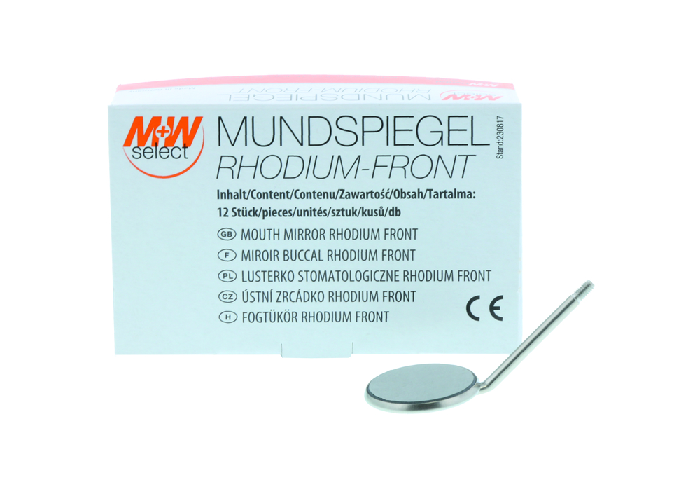 M+W SELECT Miroir buccal Rhodium Front